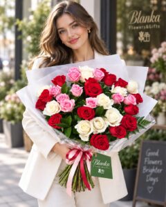 Rose Delight – זר ורדים יוקרתי