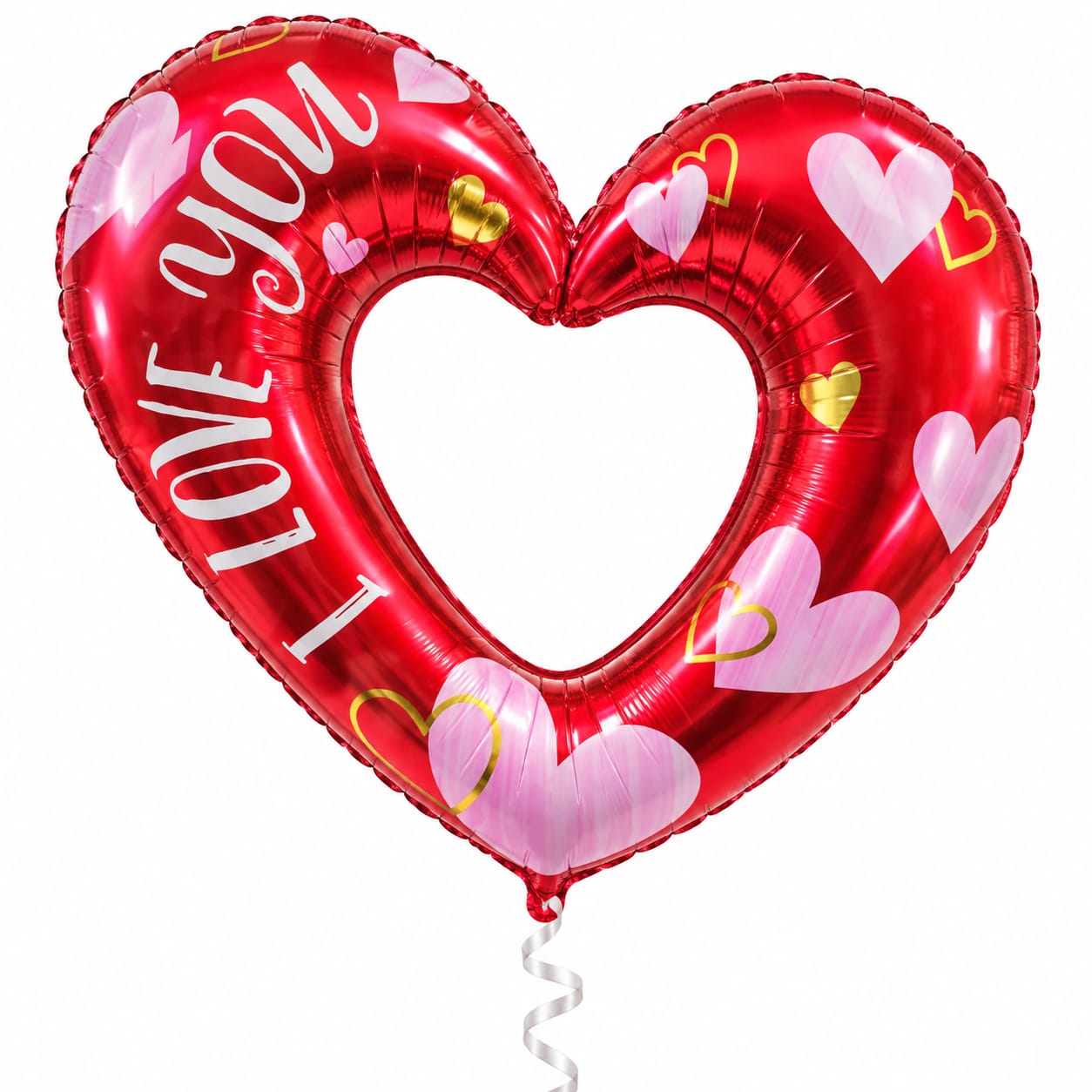 בלון לב ענק I LOVE YOU – ‏101 ס״מ