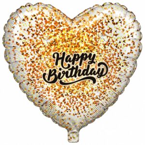 בלון לב גדול Happy Birthday – ‏71 ס״מ